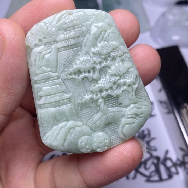 颈饰未镶嵌翡翠翡翠