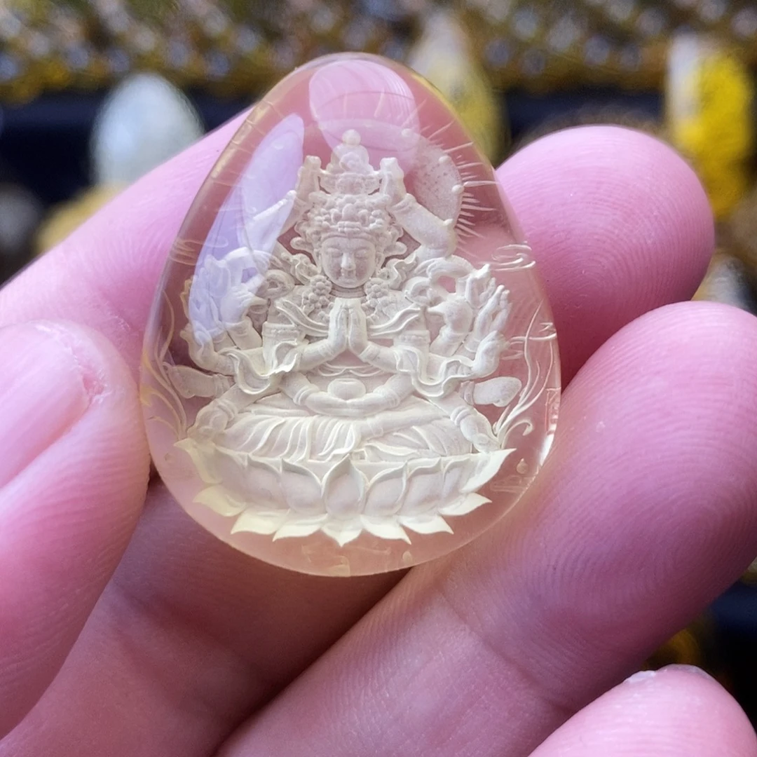 金珀未镶嵌吊坠(不含链)