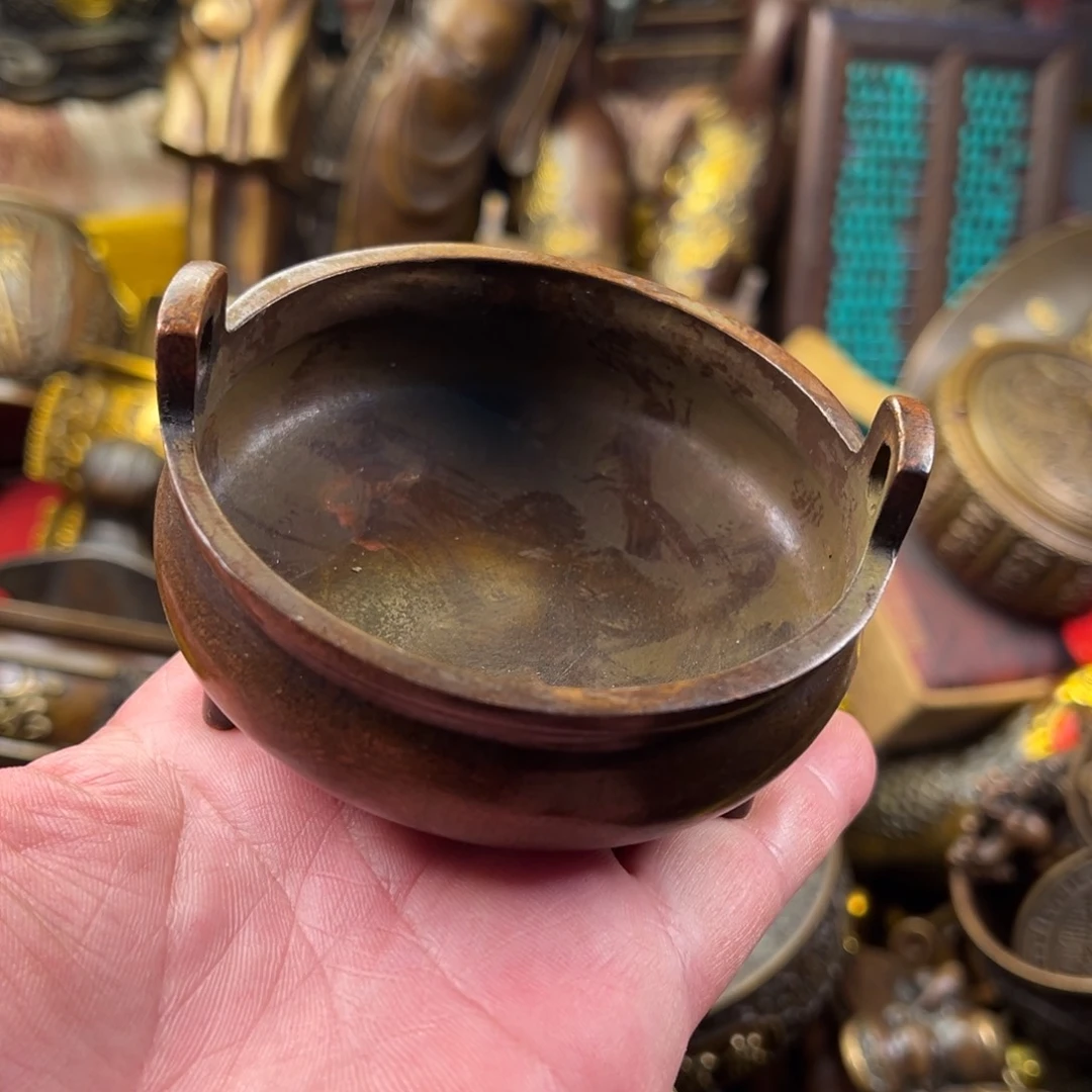 茶壶香炉铜器摆件