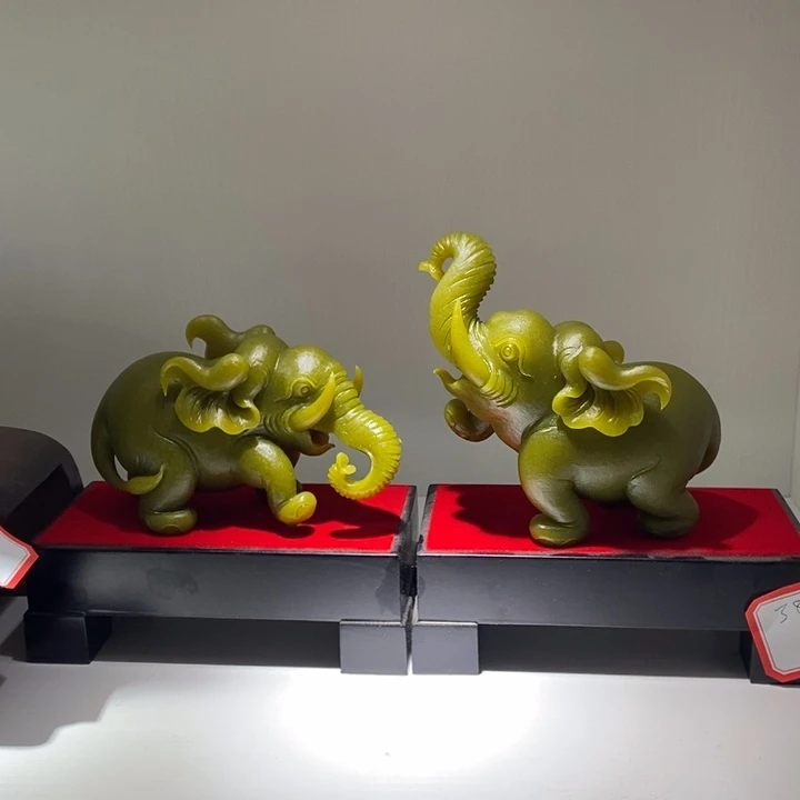 未镶嵌蛇纹石玉（覆膜）珠宝奇石