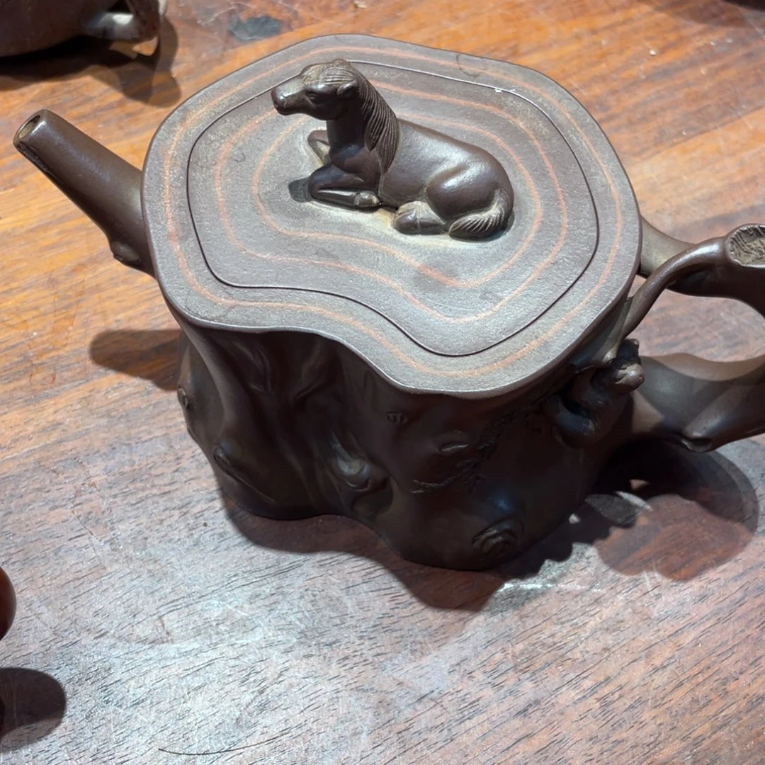 家***猪茶壶紫砂紫砂艺术作品