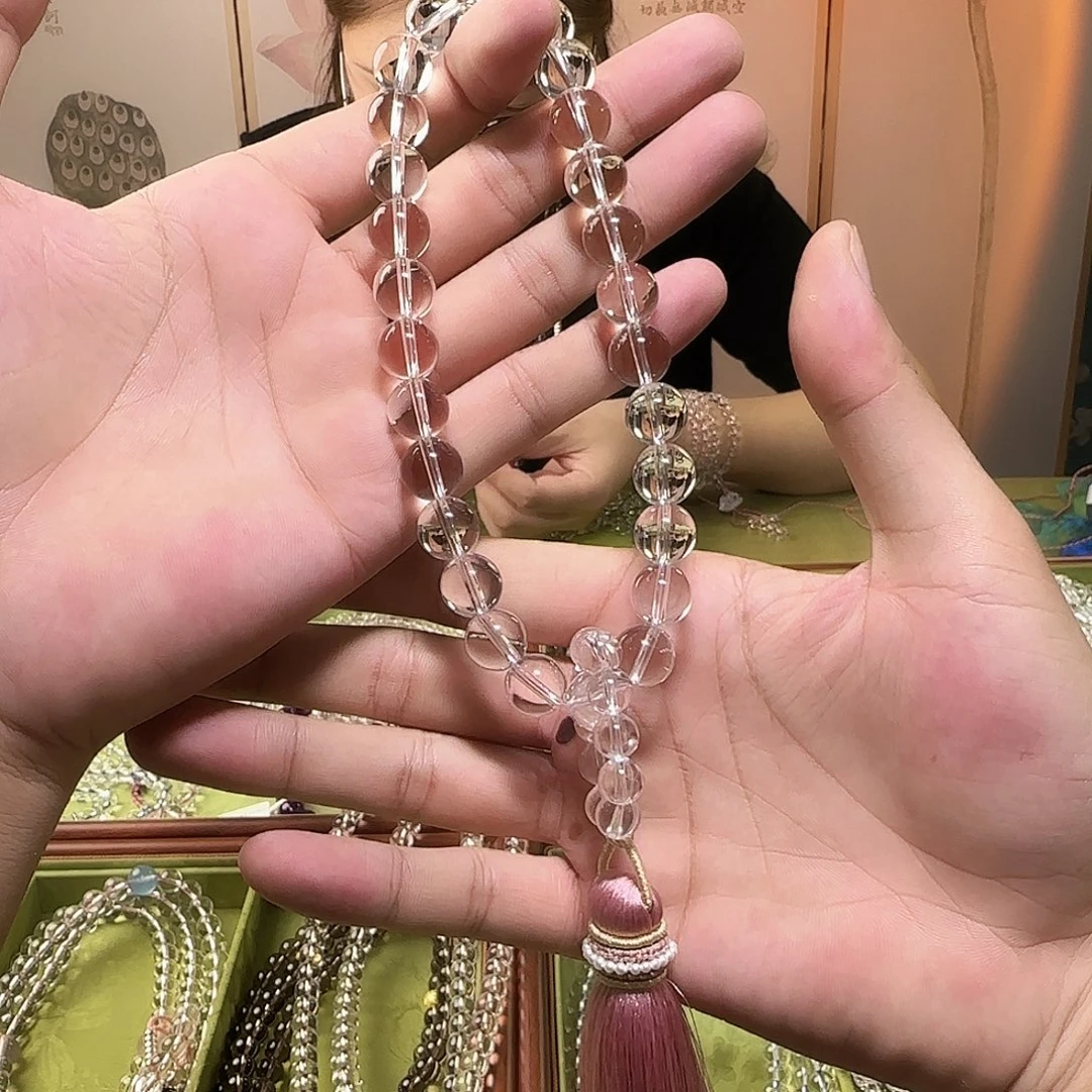 陌***念水晶手链未镶嵌白水晶手持