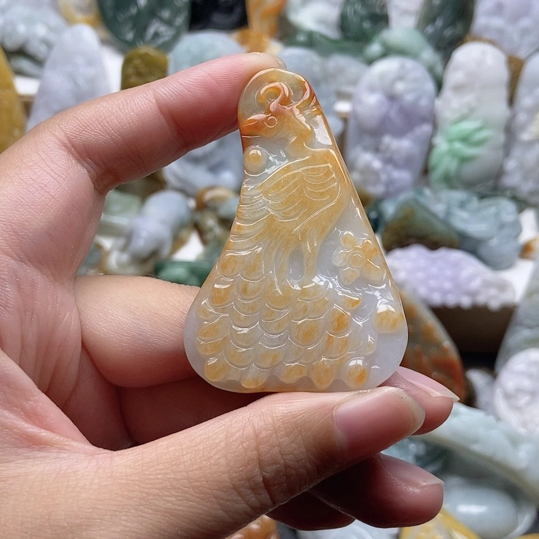 翡翠未镶嵌颈饰翡翠