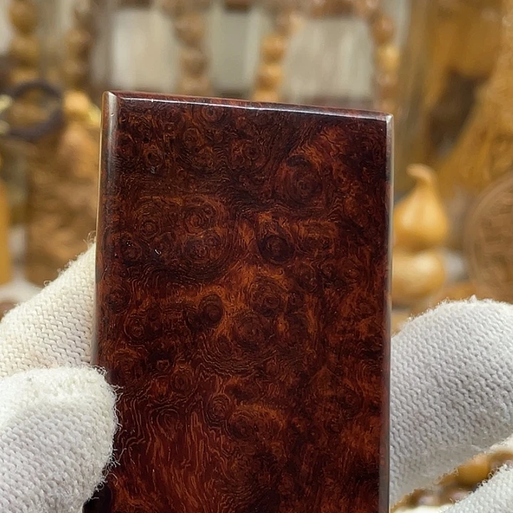 手串/手链檀香紫檀（小叶紫檀）小叶紫檀瘤疤无事牌461精品