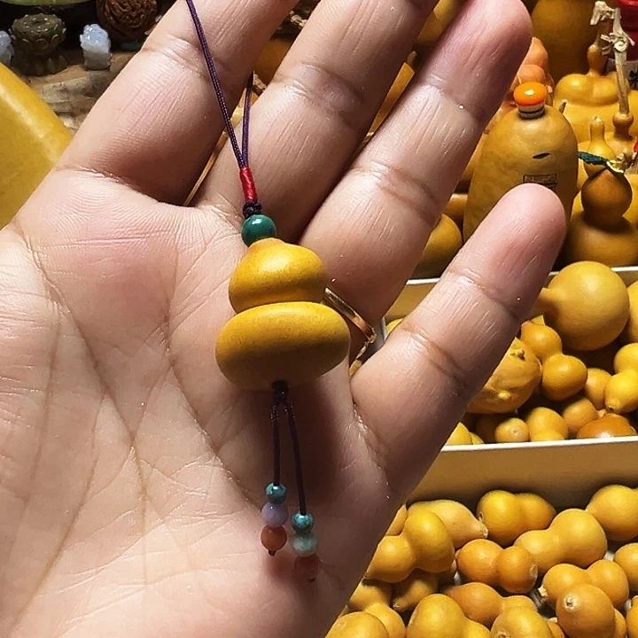 手工编织葫芦挂件