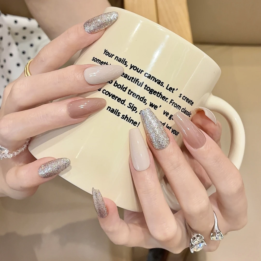 郭小双穿戴甲【尘间星河】时尚简约款10片盒装S22171