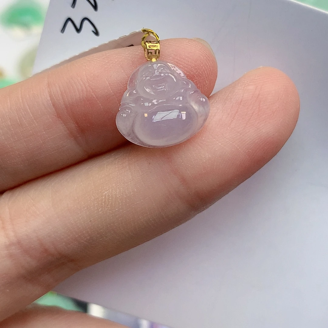 翡翠18K金镶嵌颈饰翡翠