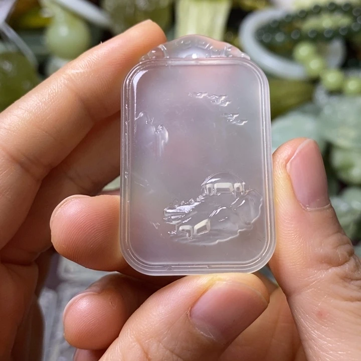 岫玉岫玉挂件未镶嵌