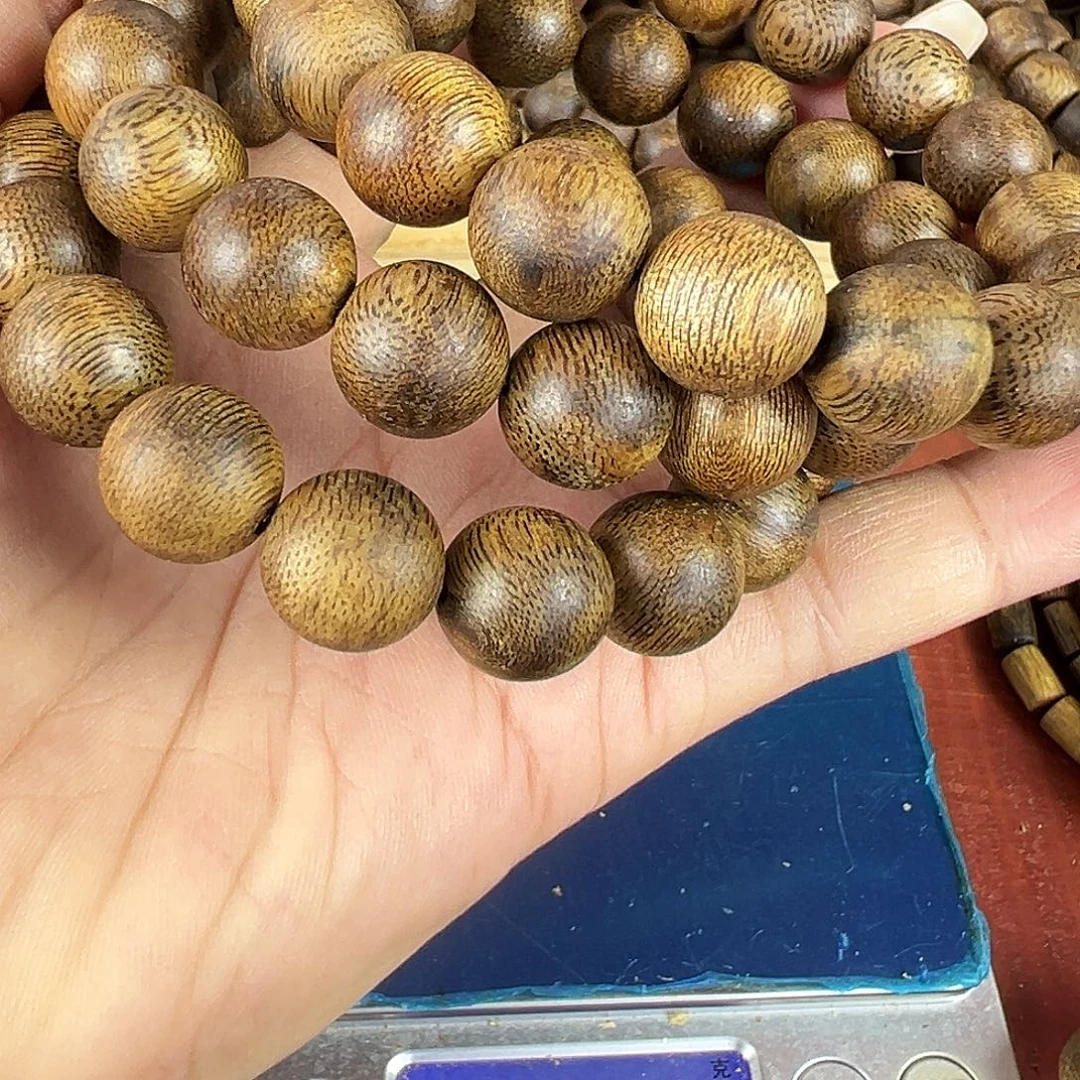 沉香碎屑沉香卡12圆珠单圈10g陆河