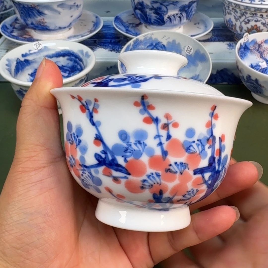 景德镇纯手绘茶具圆圆246