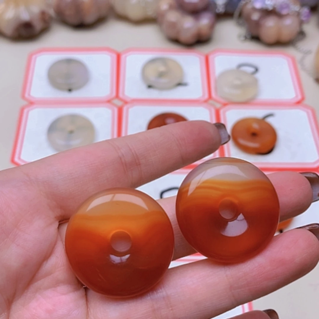 【闪购商品】未镶嵌玛瑙/玉髓珠宝半成品泽***0