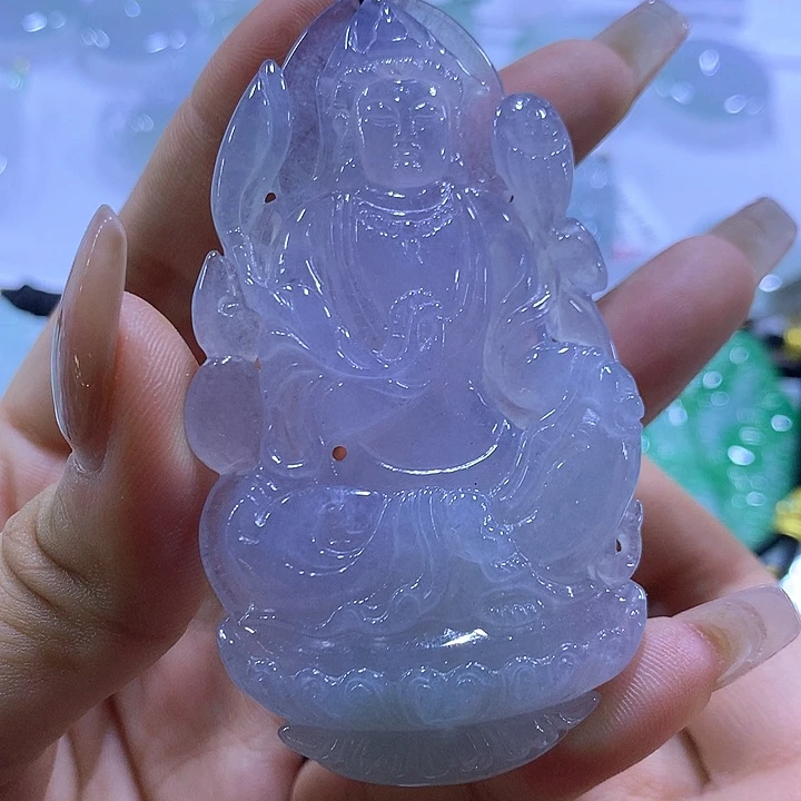 翡翠未镶嵌项链天然翡翠A货吊坠