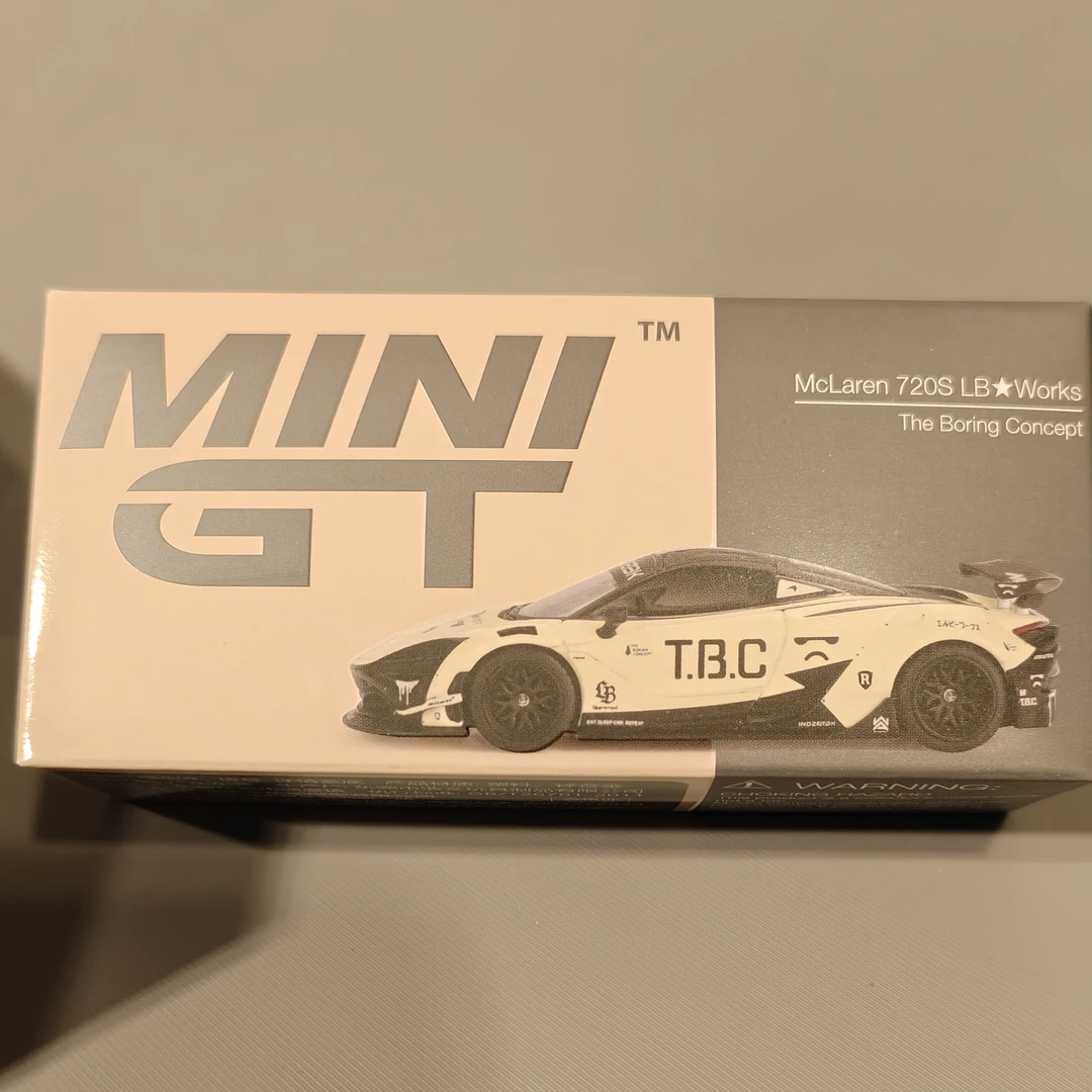 minigt 1:64比例迈凯伦TBC 720S LB合金汽车模型编号1083