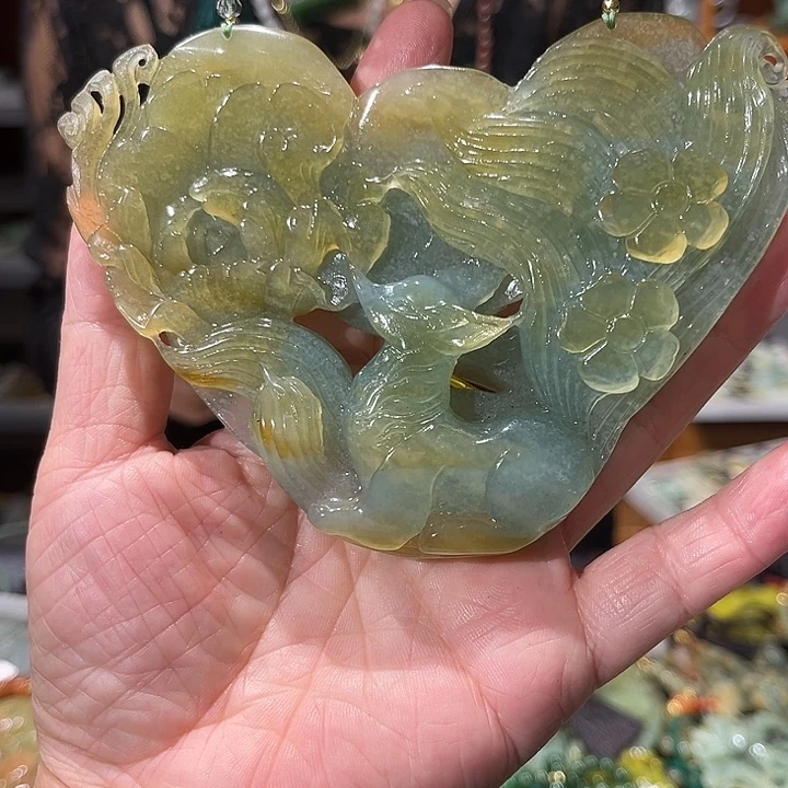 未镶嵌岫玉毛衣链