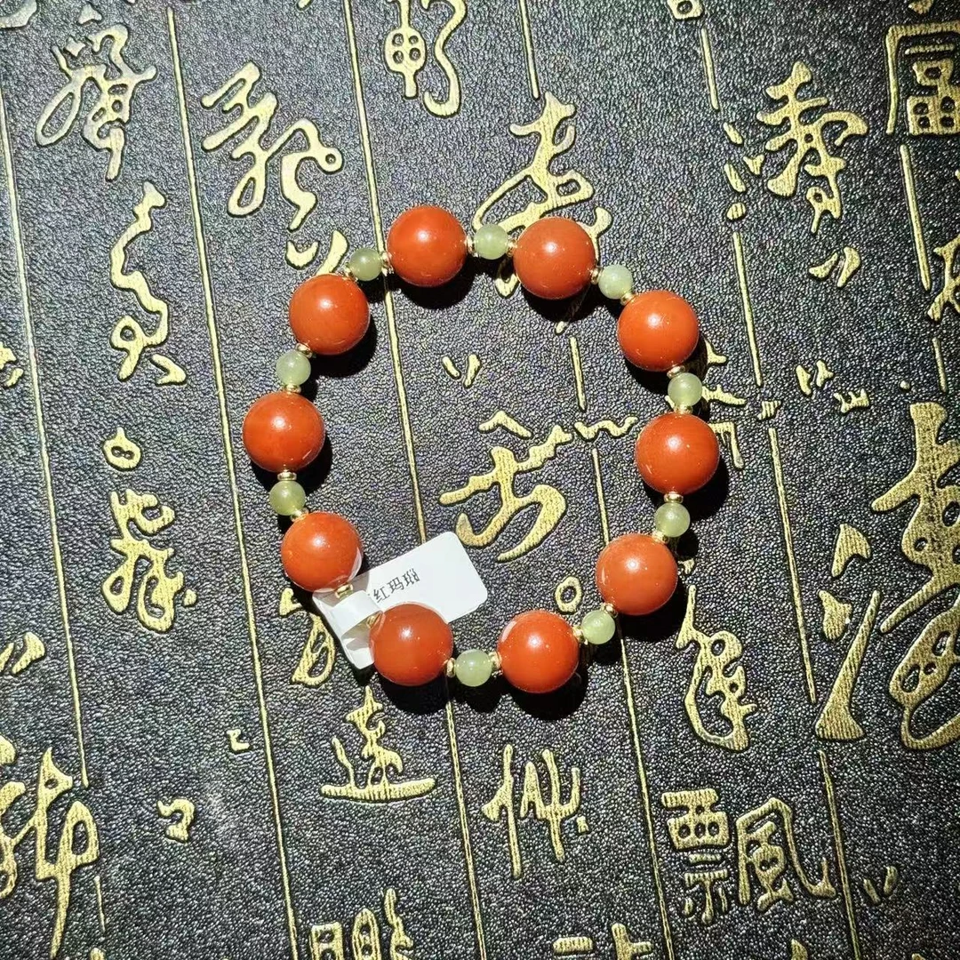 玛瑙单圈手串K491 无礼盒