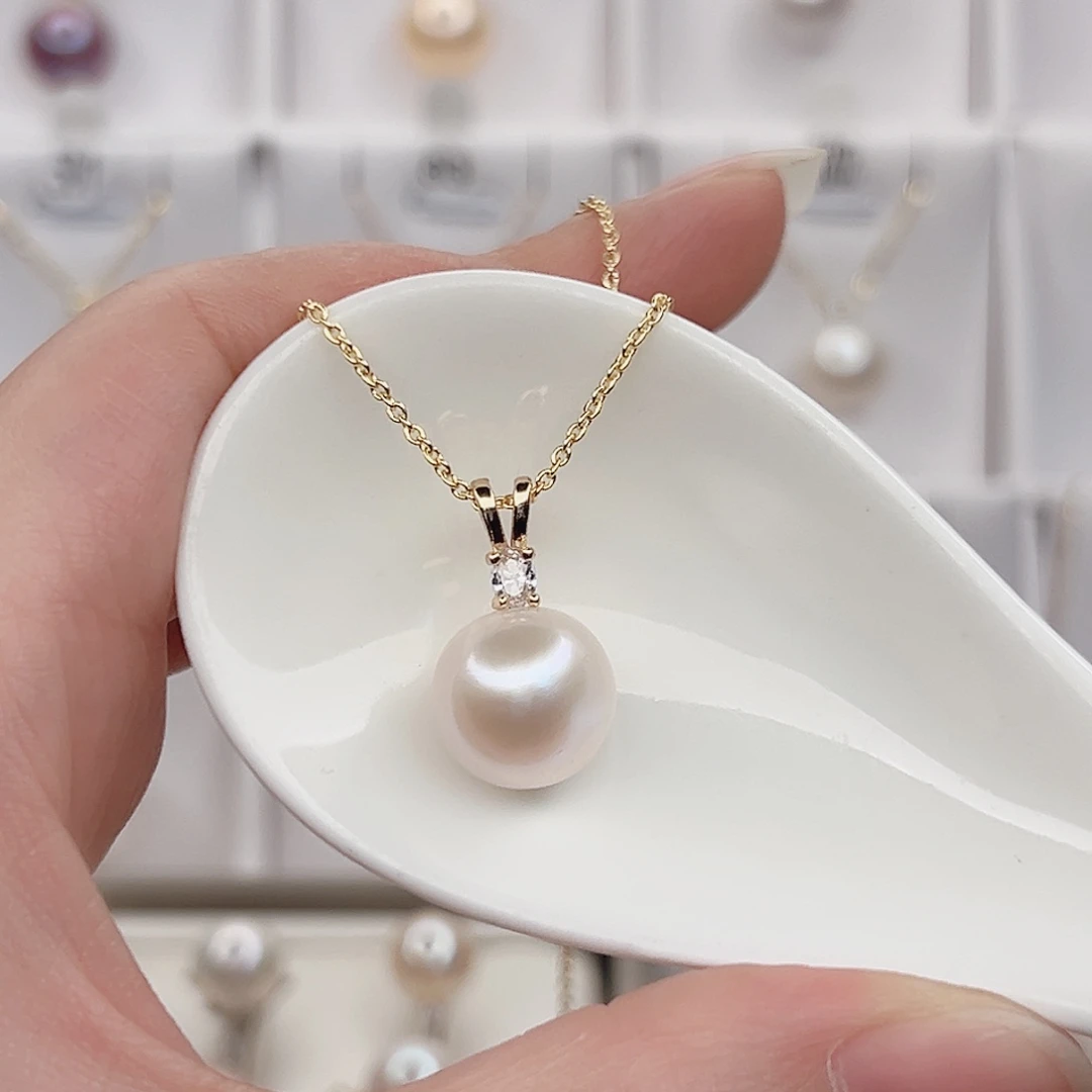 未镶嵌淡水珍珠吊坠(赠链)