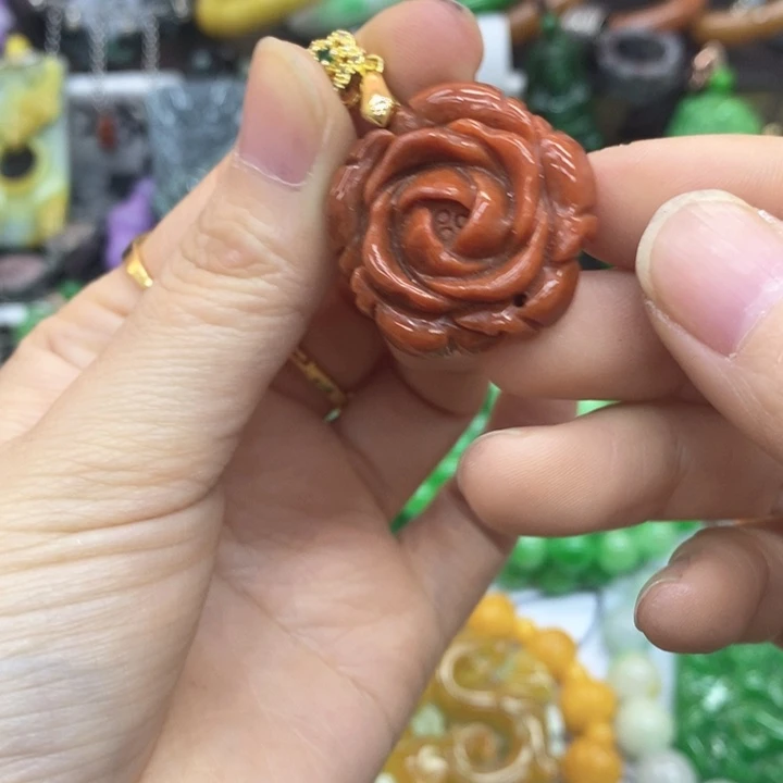 翡翠未镶嵌颈饰项链41