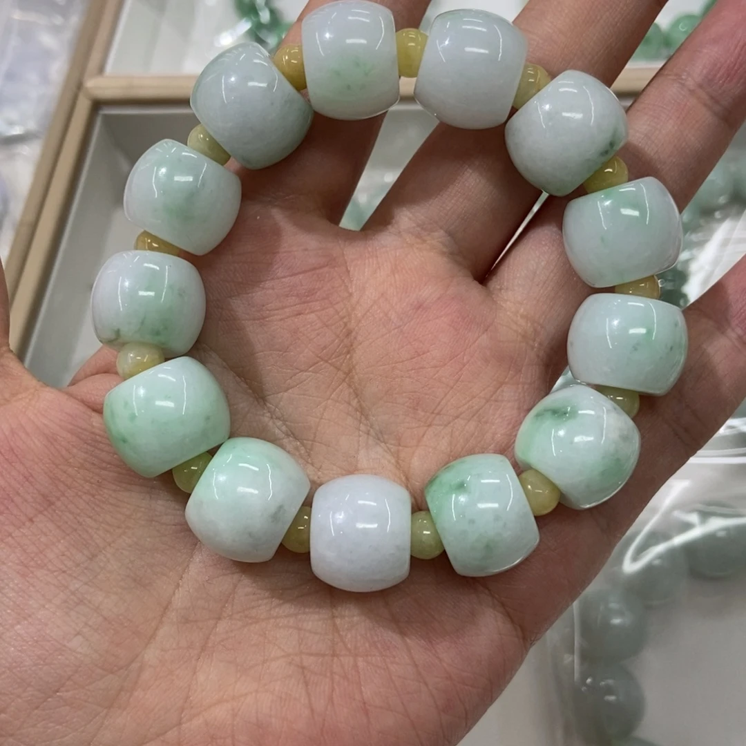 未镶嵌手链翡翠手串
