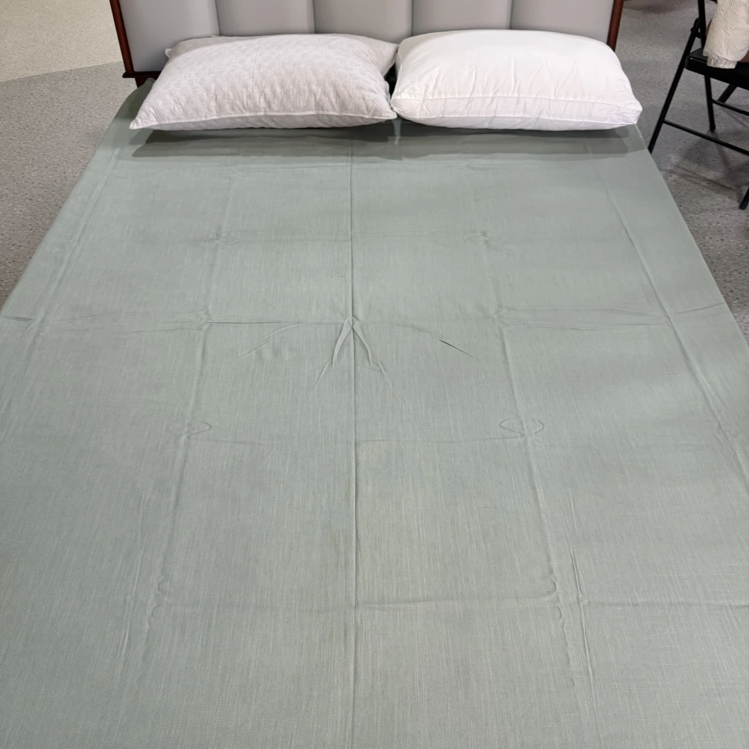 B206 天青色 7支汉麻双人床单 230*250CM