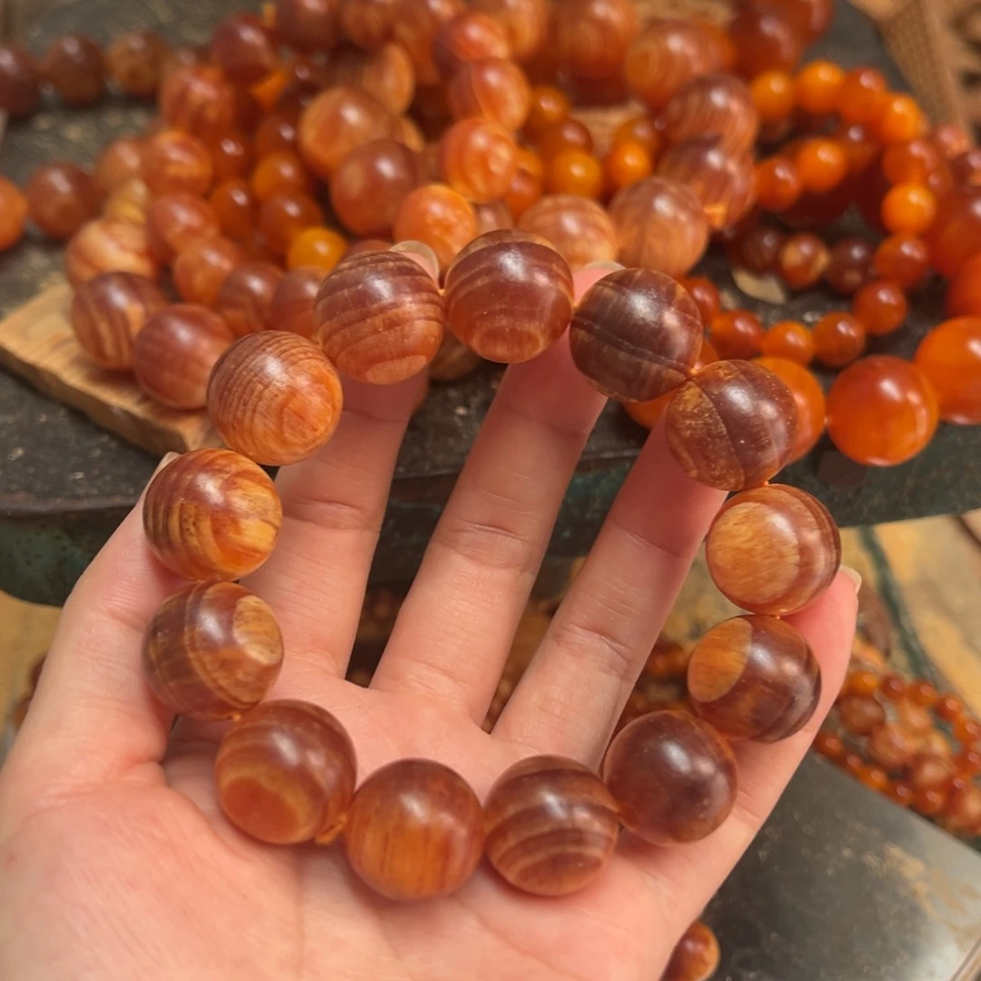 j***y松木（琥珀木）手串/手链1.8树根