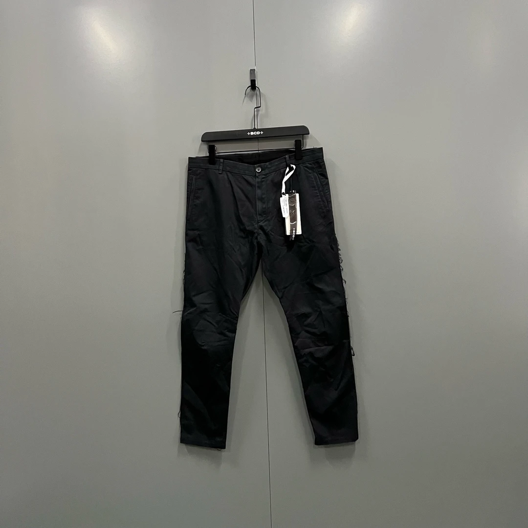 95新 maje jp917 浪凡 纯色破坏长裤 50码 018294