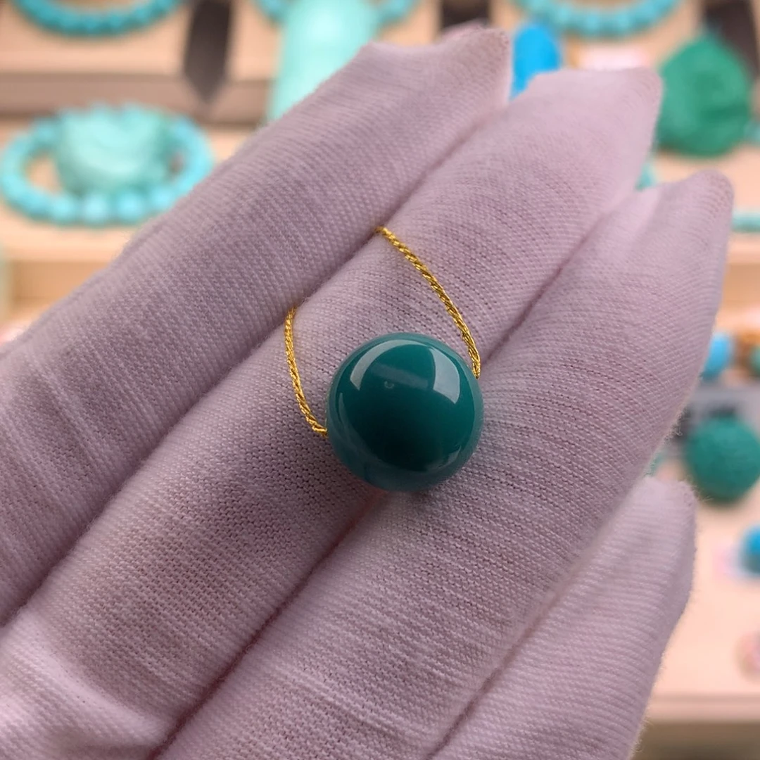 未镶嵌绿松石珠宝奇石12.7