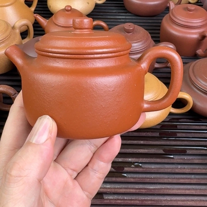 梦***停茶壶紫砂朱泥半手小德钟