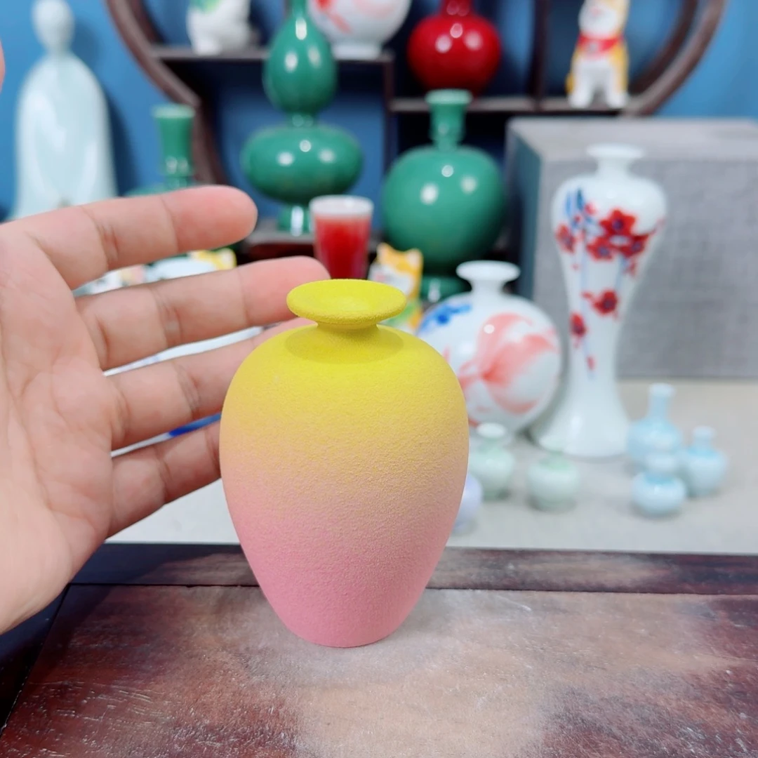 陶瓷手工小花器摆件