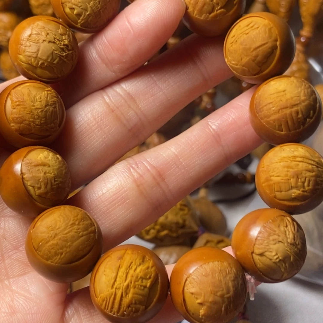 手串/手链橄榄核光珠园林