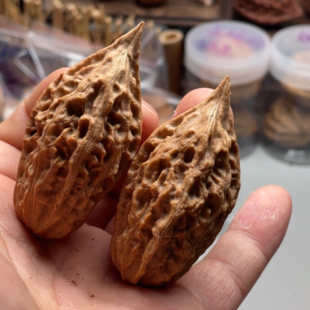 文玩核桃把件楸刀鱼32