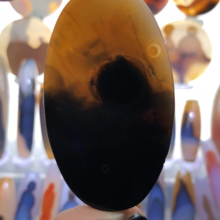 查罗石银S925镀金镶嵌珠宝半成品107