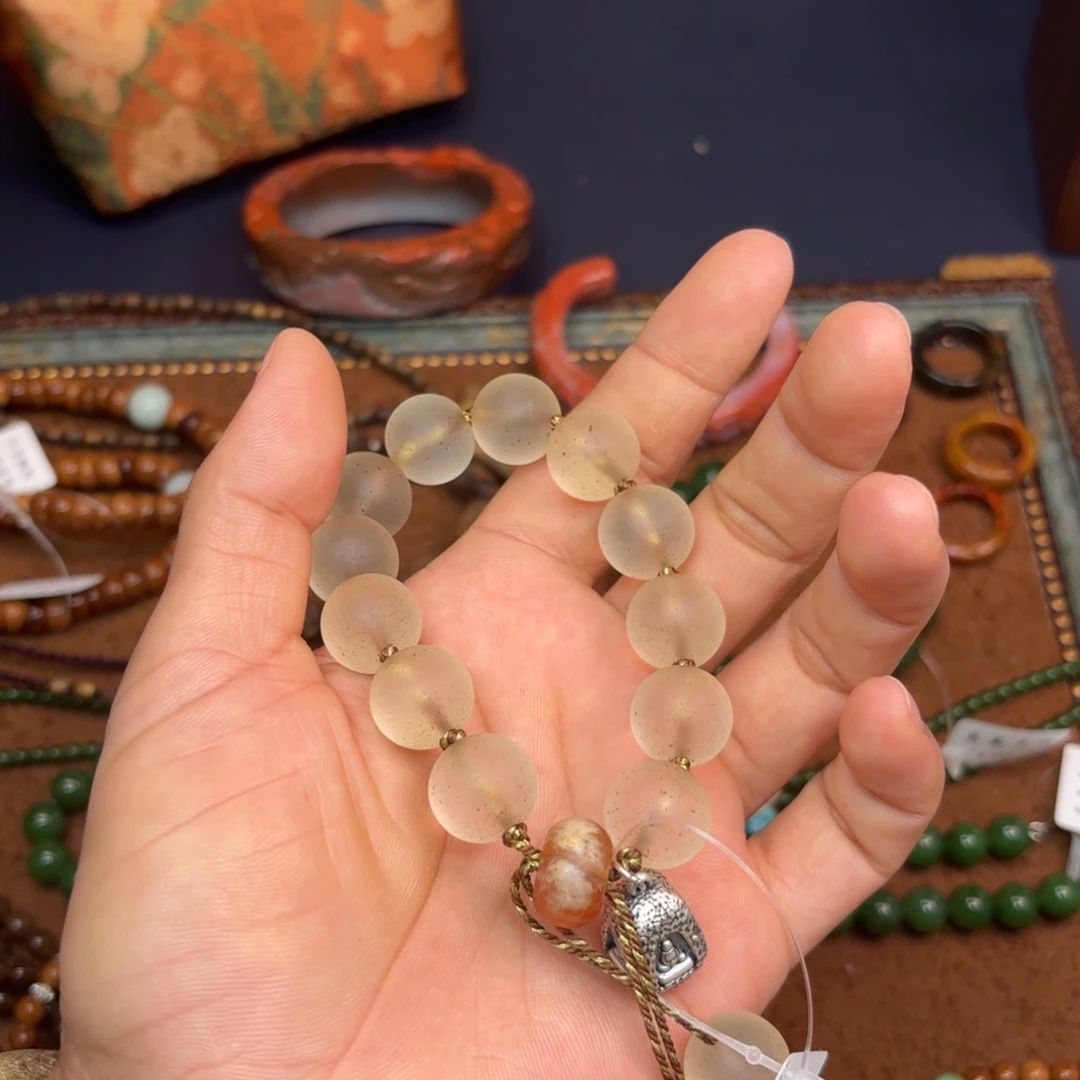 小***草玛瑙/玉髓手链未镶嵌
