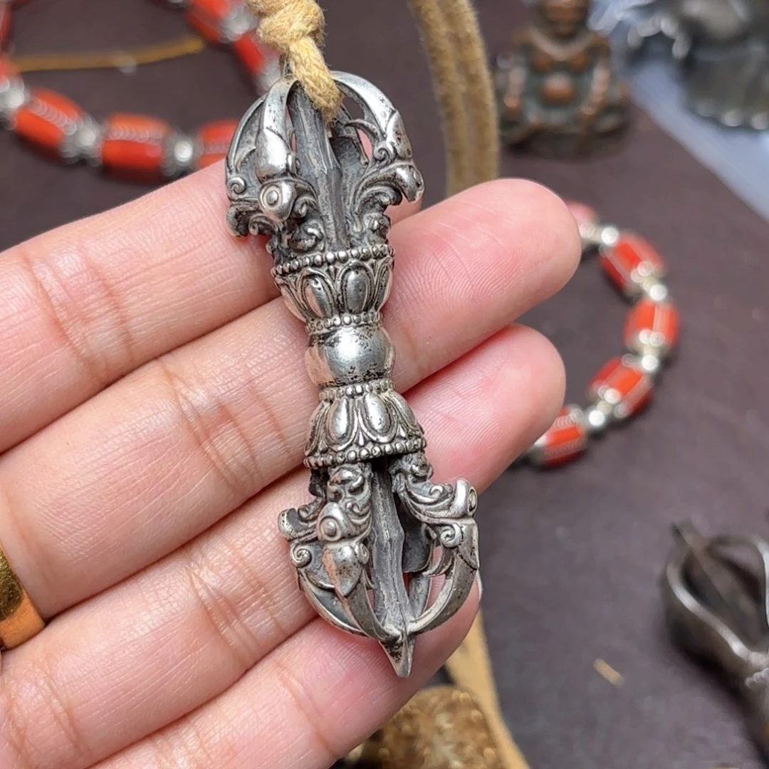 平**❤铜星月菩提项链吊坠