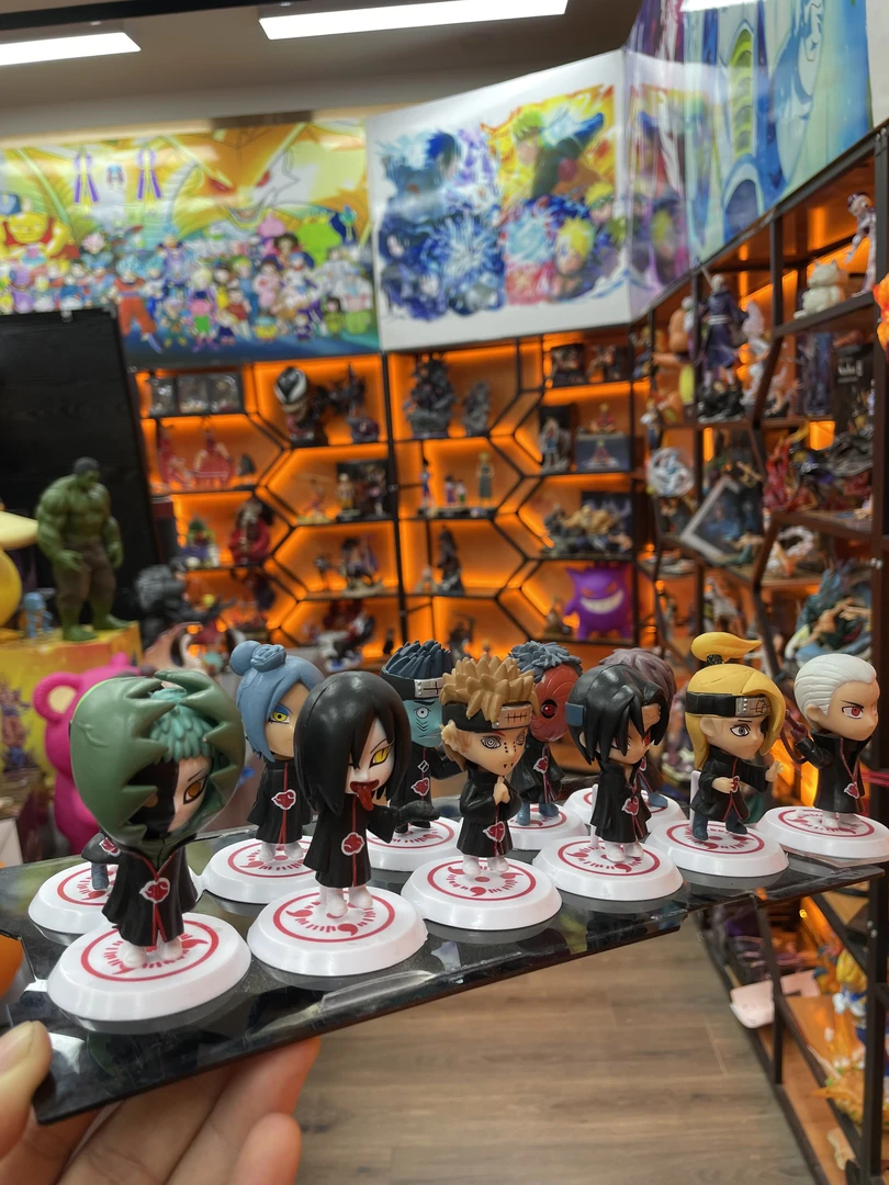 现货晓组织全员一套 11款打包 高约8cm 手办模玩摆件 火影忍者