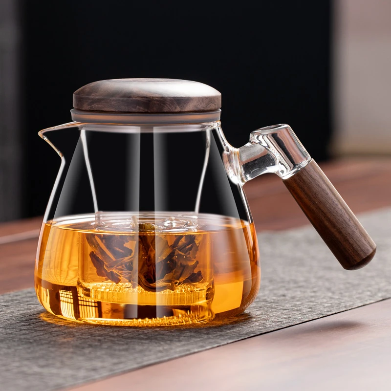 加厚耐热玻璃泡茶壶办公家用茶水分离花茶壶茶滤一体茶具泡茶壶
