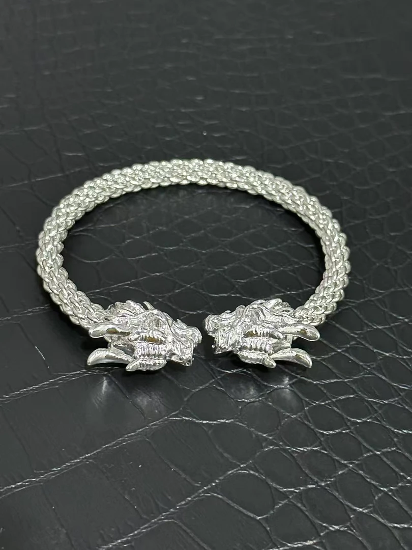 足银手镯 时尚气质经典百搭手镯Dzh628151