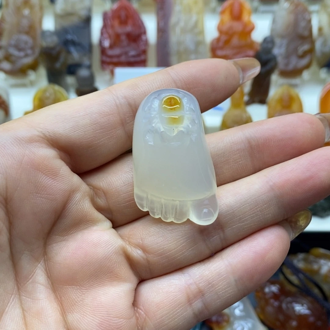 玛瑙/玉髓吊坠(赠链)未镶嵌吊坠