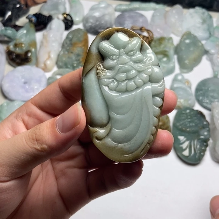 颈饰未镶嵌翡翠达摩41