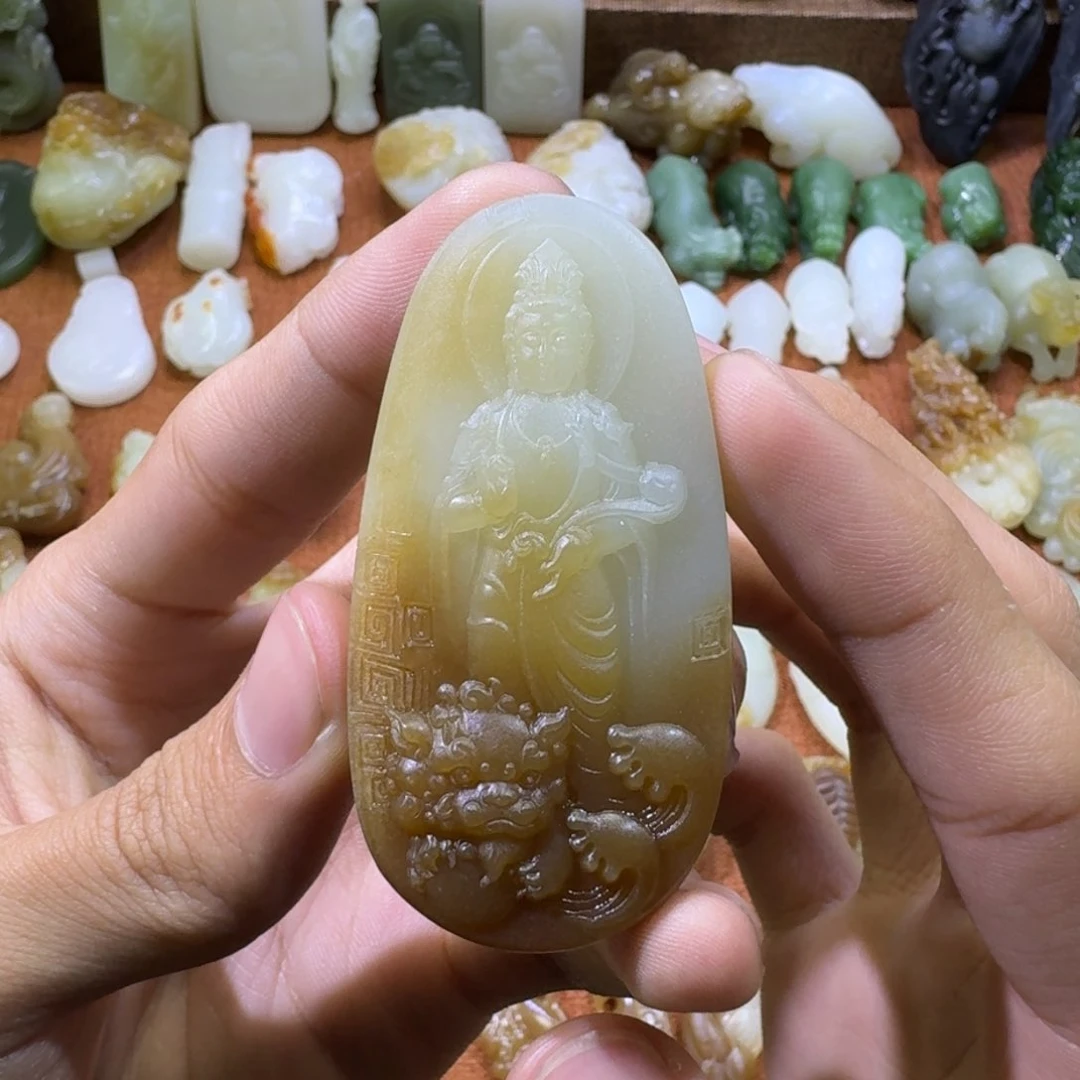 和田玉颈饰未镶嵌新****2