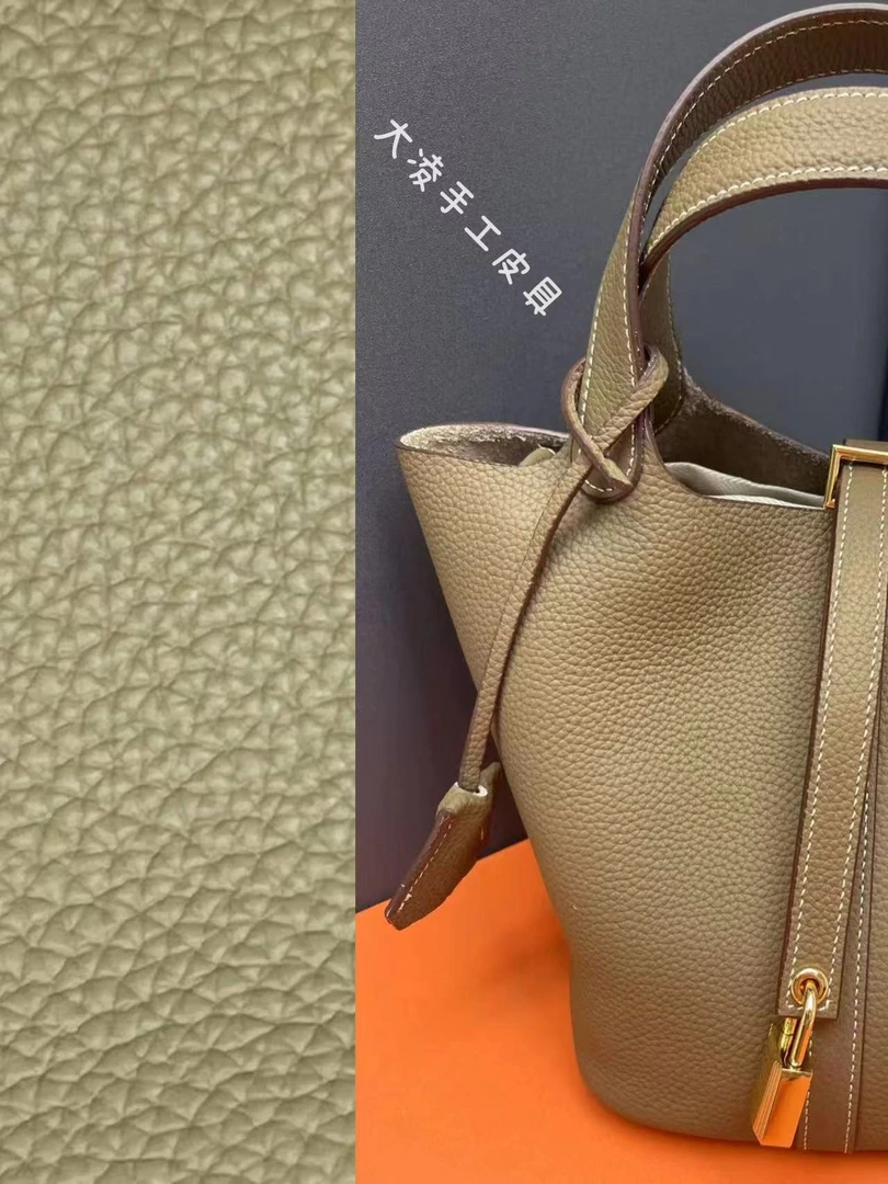 【大凌】手工定制头层TOGO菜篮水桶包