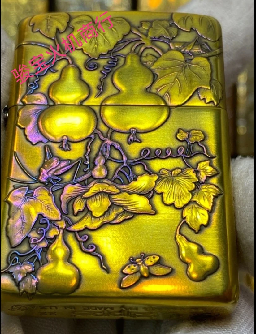 ZORRO佐罗【五福葫芦】3D立体浮雕/902S盔甲机/煤油打火机/防风