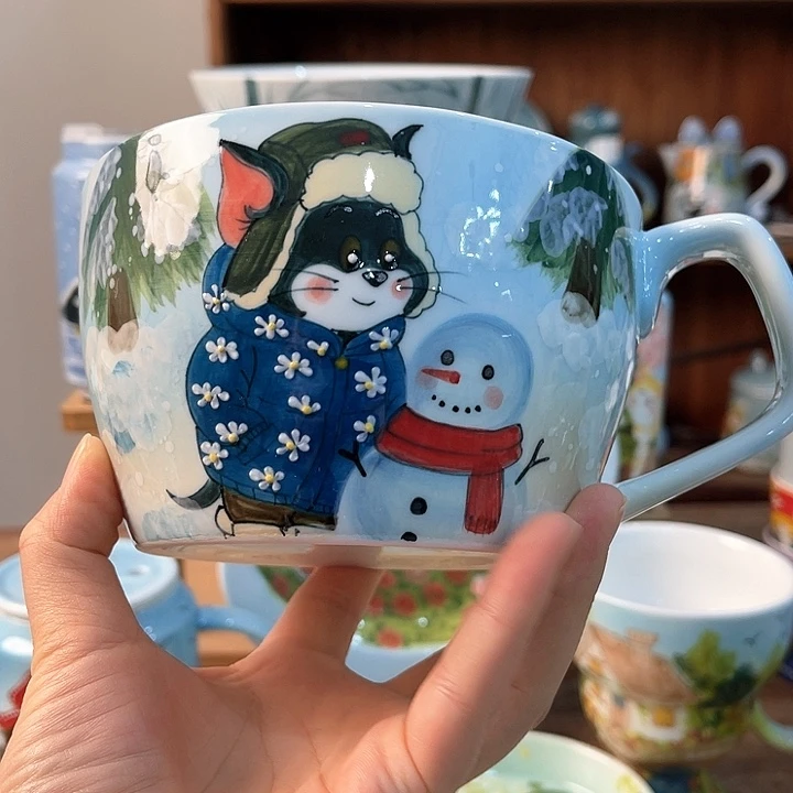 陶景德镇釉下手绘陶瓷