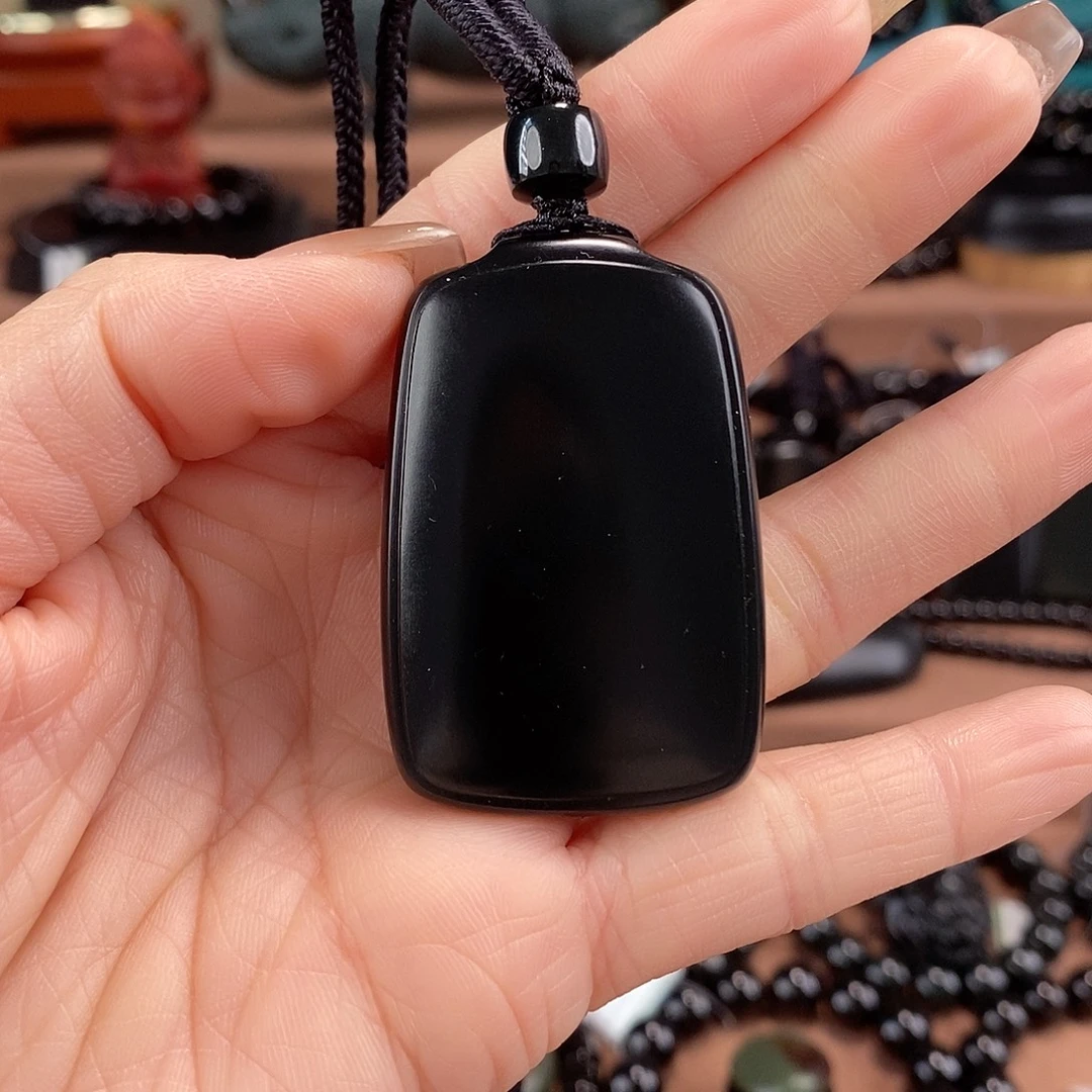 快***乐和田玉未镶嵌手链无事牌