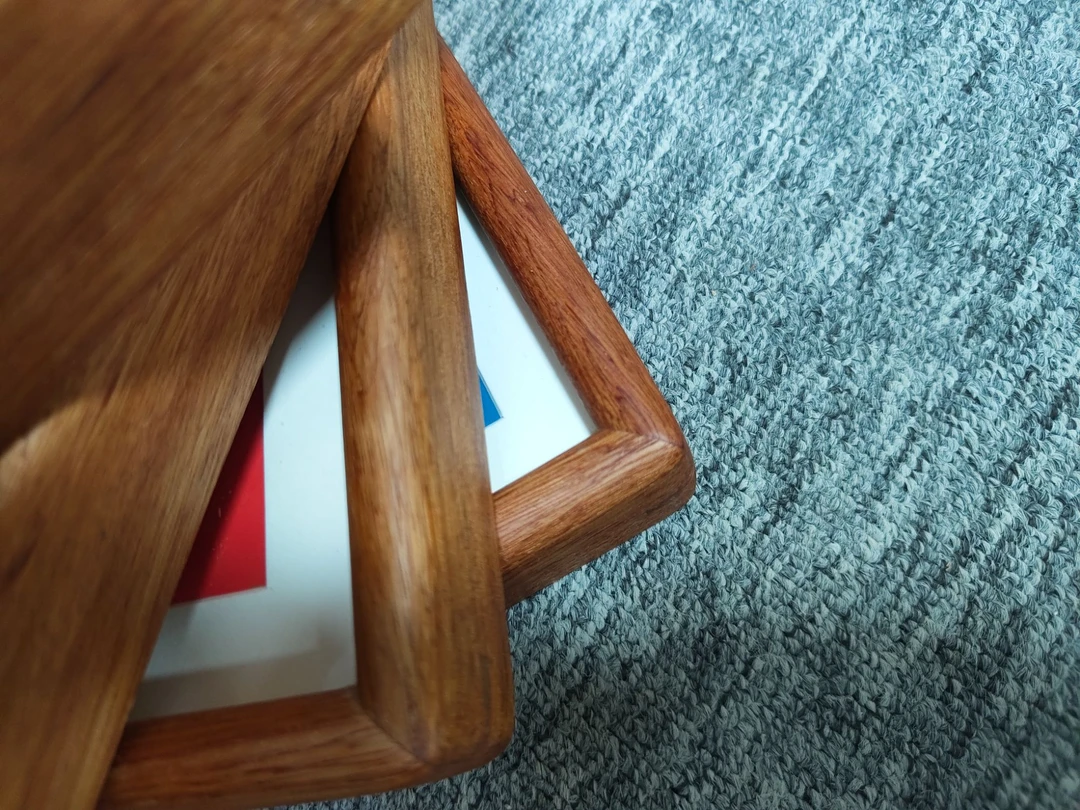 【豪华方框大礼包】方框大礼包原木原色实木榫卯弹珠相框摆台