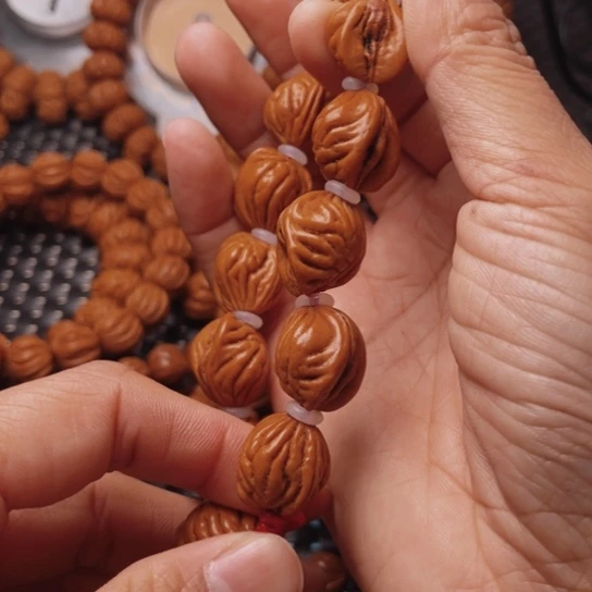 桃核手串龙纹桃核