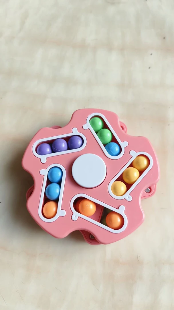 旋转陀螺魔豆科学玩具