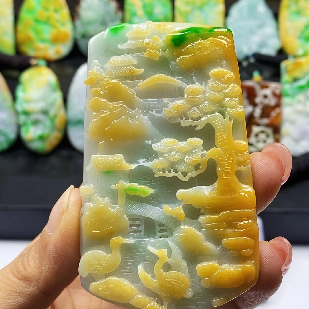 未镶嵌定制翡翠翡翠A货一物一证