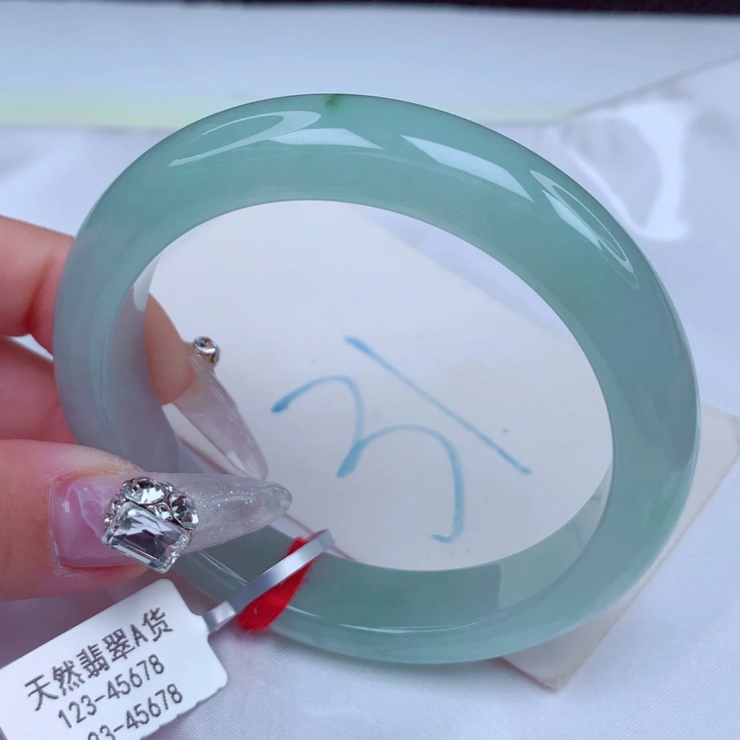 翡翠手镯未镶嵌天然缅甸翡翠A货手镯