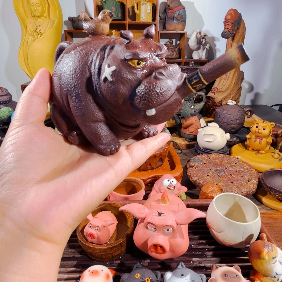 茶壶紫砂我****3纯手工制作过程就是