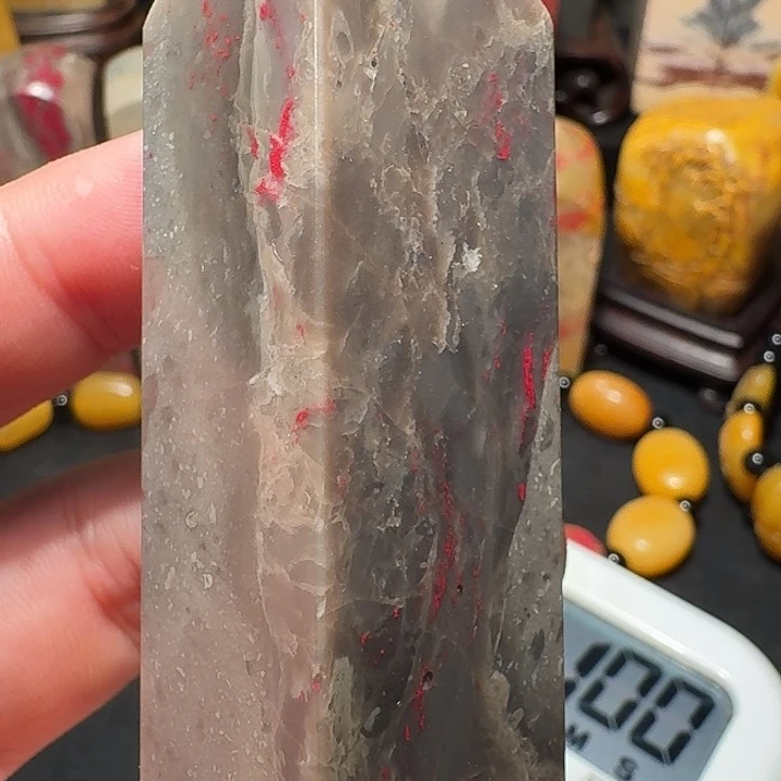 玄***刀昌化鸡血石昌化鸡血石